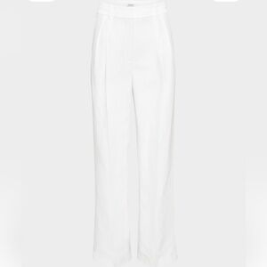 Linen Aritzia Effortless Pant White